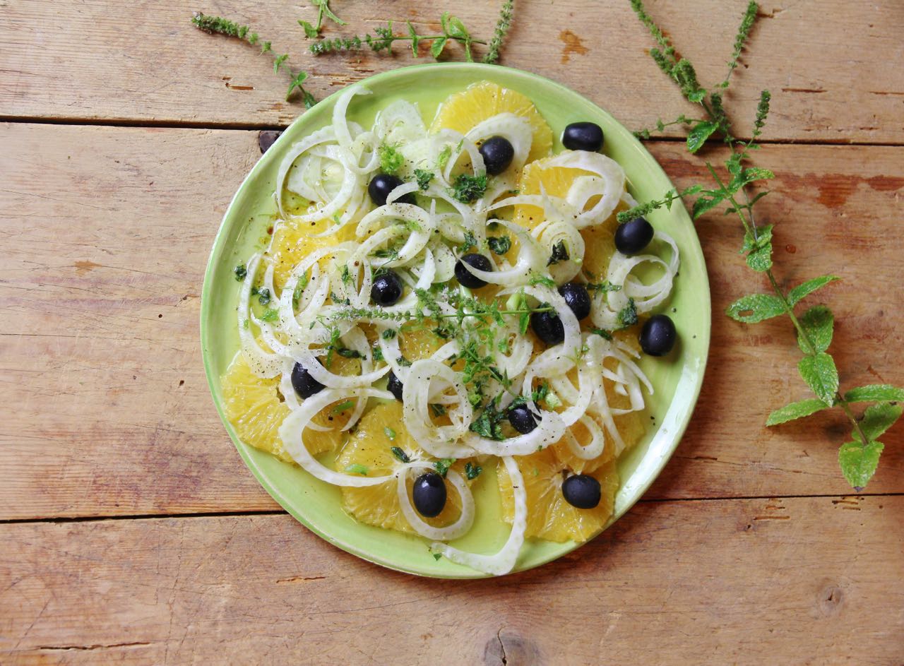 Fenchel-Orangen Salat mit Cumeo Pfeffer