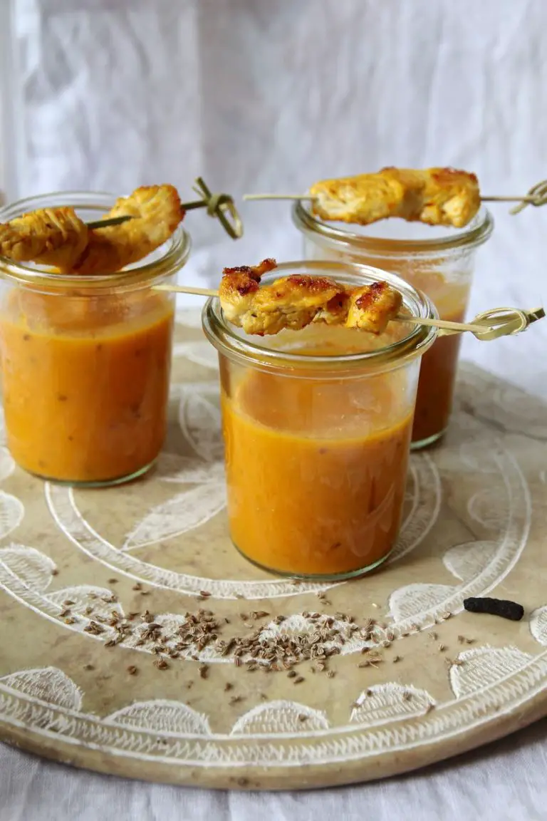 Orientalische Karotten-Kürbissuppe mit Aprikosen - Labsalliebe