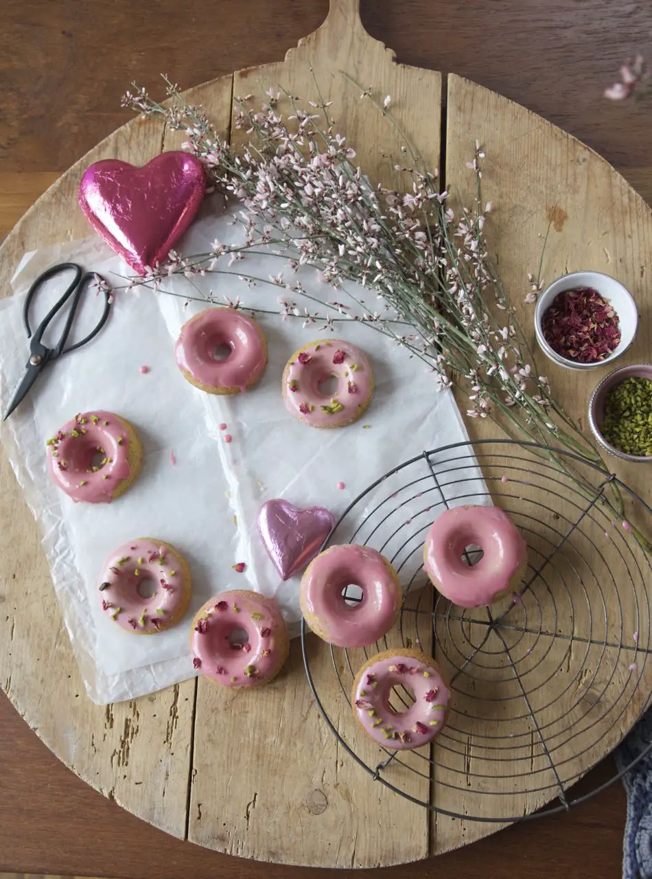 Persian Love Donuts zum Valentinstag - Labsalliebe