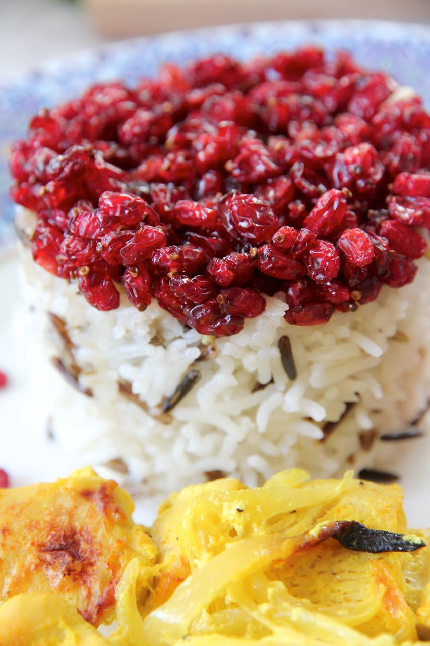 Djudje Kabab für Sizdah be dar - persisches Hühnchen in Safran-Zitronen ...