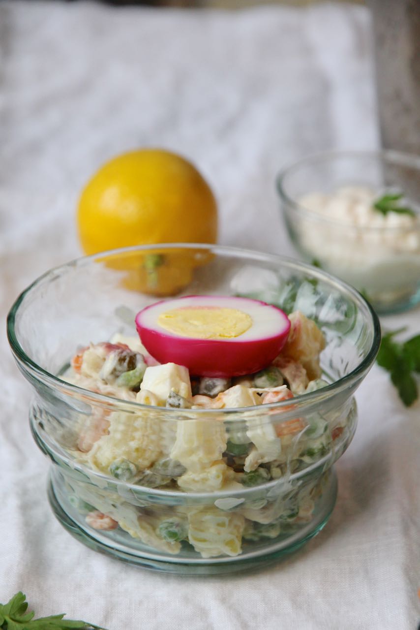 Salad-e Olivieh - russischer Kartoffelsalat nach persischer Art ...