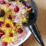 Albaloo Polo - Bunter Sauerkirschreis mit Lamm-Hackbällchen Labsalliebe