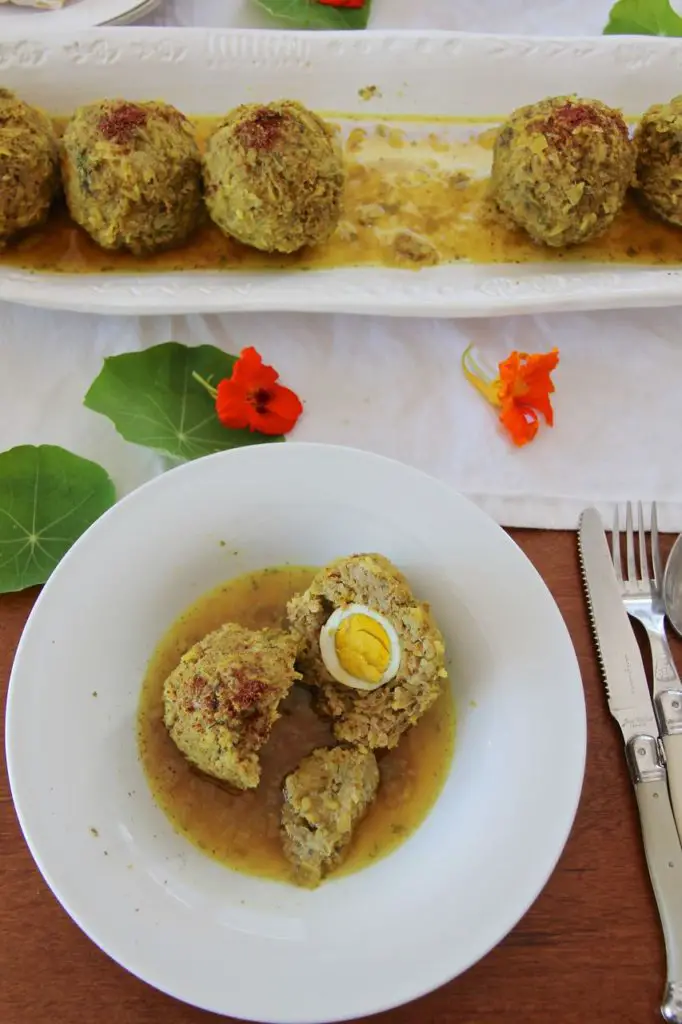 Koofteh Tabrizi - mit Berberitzen und Mirabellen gefüllte Reis-Hackfleisch-klöße Labsalliebe