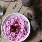 Borani-e Laboo - Rote Beete Joghurt-Dip
