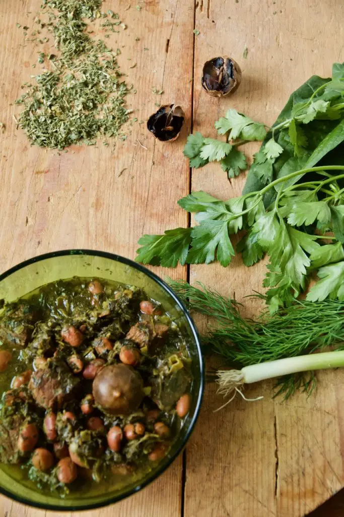 Ghorme Sabzi - Persisches Rinderragout in Kräuter - Labsalliebe