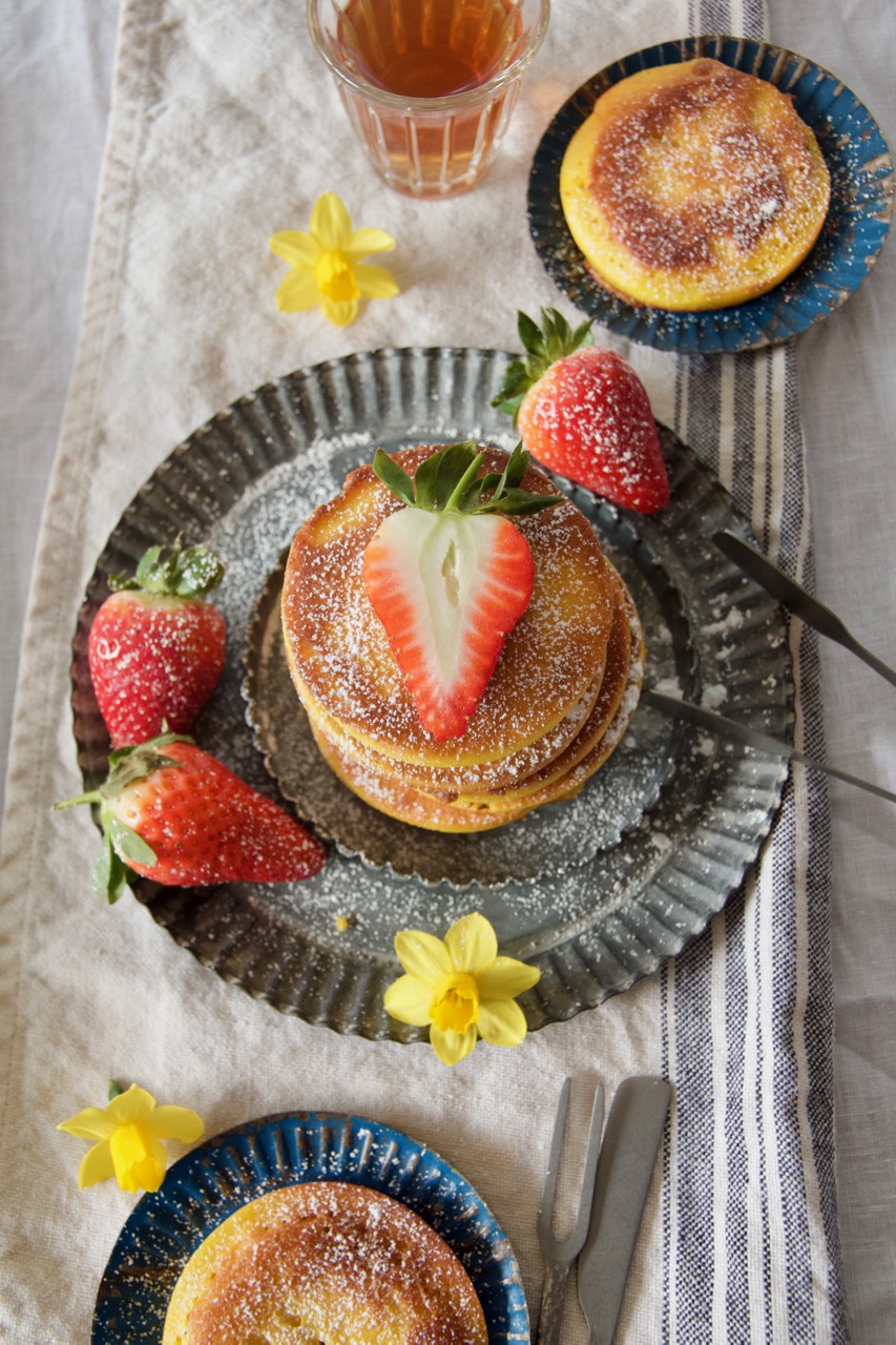 Khanfaroush - Persische Safran-Kardamom-Pancakes