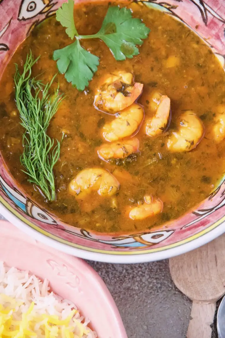 Ghalieh Meygoo - Garnelen in Tamarinden-Koriander-Soße - Labsalliebe