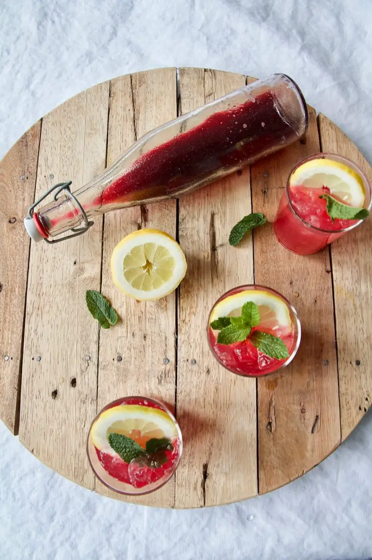 Sharbat-e Albaloo - Persische Sauerkirsch-Limonade - Labsalliebe Sharbat-e Albaloo - Persische Sauerkirsch-Limonade - Labsalliebe