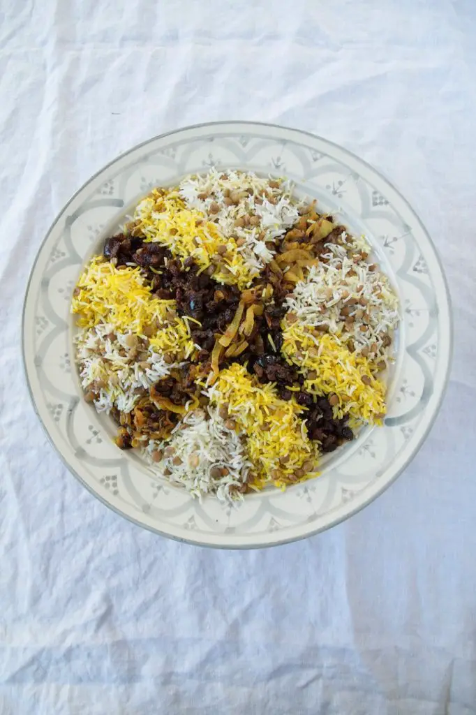 Adas Polo - Reis mit Linsen, Datteln und Sultaninen - Labsalliebe