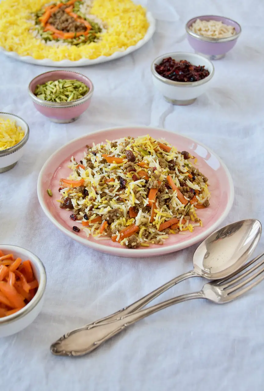 Havij Polo - persischer Karotten-Reis
