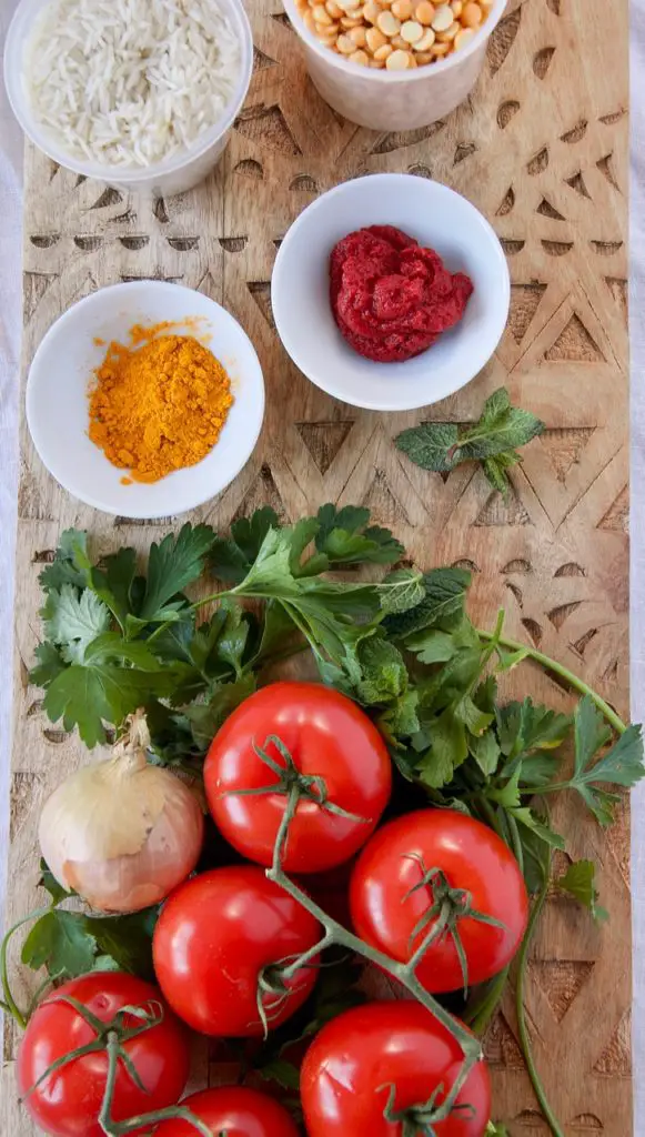 Ash-e Godje Faranghi - Persische Tomaten-Reis-Suppe - Labsalliebe