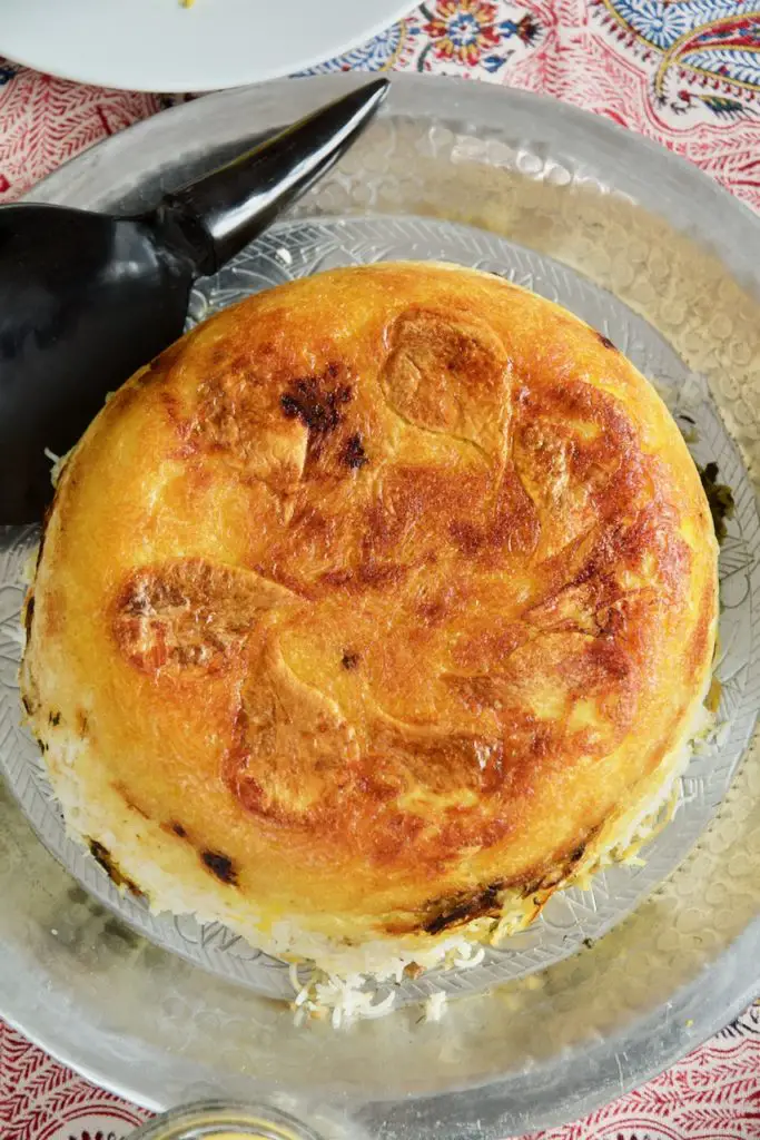 Kalam Polo Shirazi - Safran-Kräuter-Reis mit Spitzkohl und Hackbällchen ...