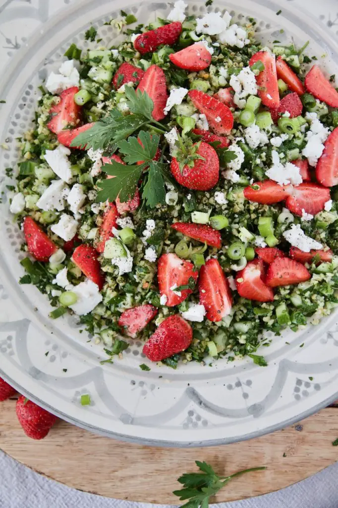 Erdbeer Tabouleh mit Feta