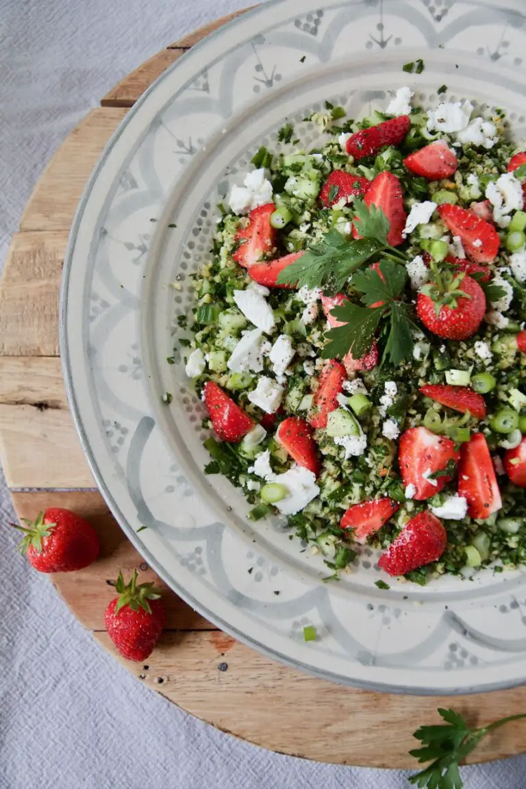 Erdbeer Tabouleh mit Feta - Labsalliebe