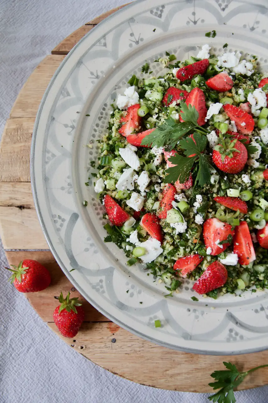 Erdbeer Tabouleh mit Feta - Blogevent Erdbeerliebe
