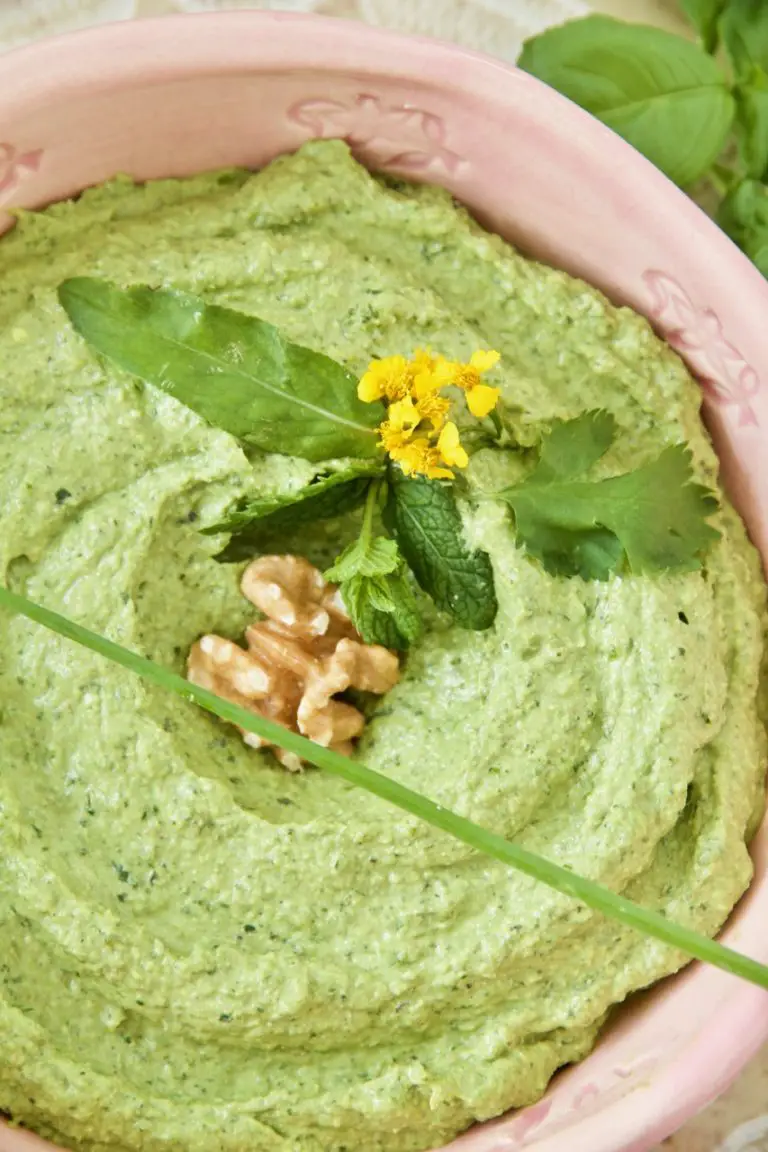 Sabzi Khordan Dip - Kräuter-Feta-Dip mit Walnüssen - Labsalliebe