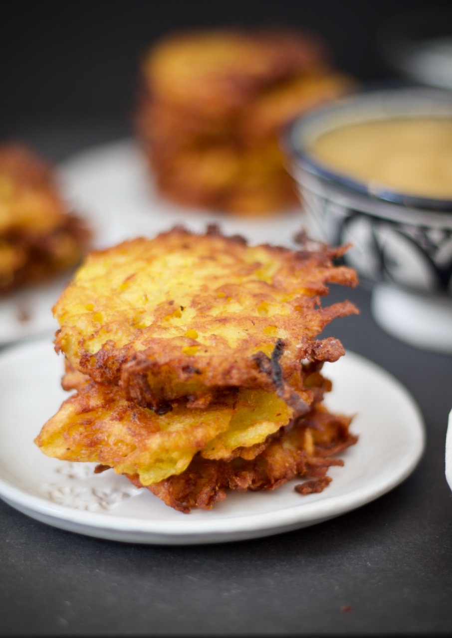 Safran Latkes Safran Kartoffelpuffer Labsalliebe