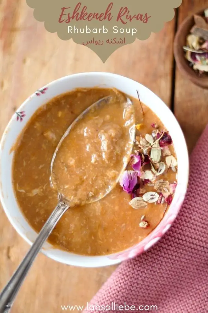 Eshkeneh Rivas – Rhubarb soup اشكنه ريواس