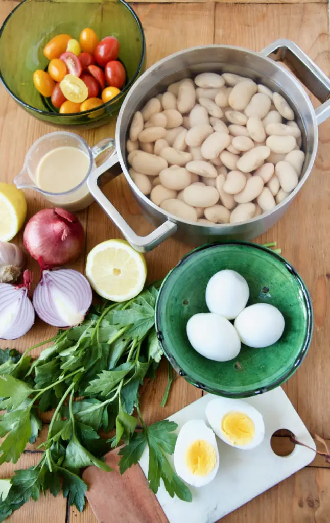 Piyaz – Weißer Riesenbohnen-Salat سالاد لوبیا سفید - Labsalliebe Piyaz – Weißer Riesenbohnen-Salat سالاد لوبیا سفید - Labsalliebe