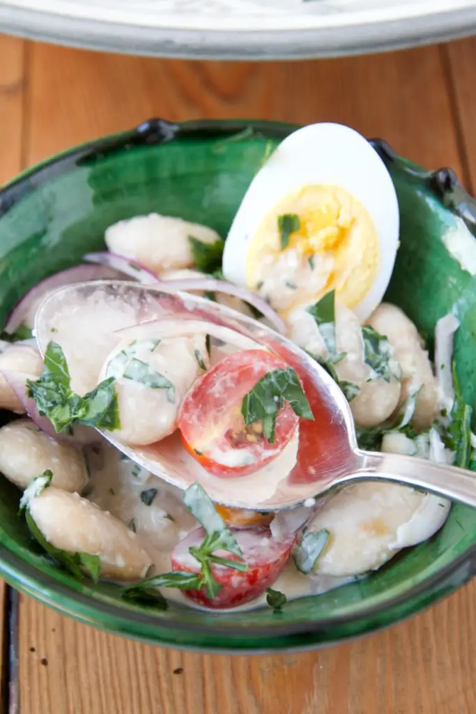 Piyaz – Weißer Riesenbohnen-Salat سالاد لوبیا سفید (6)