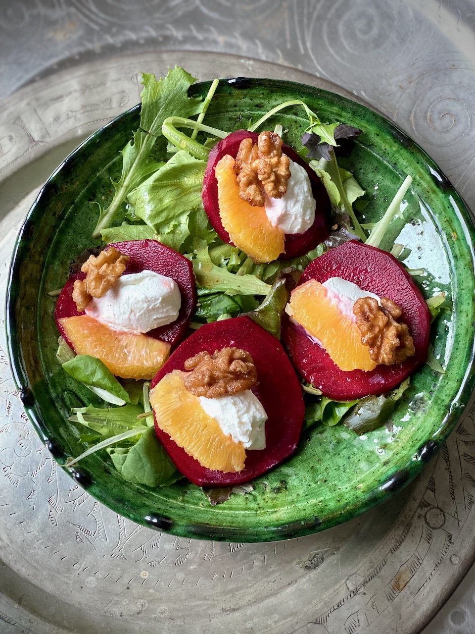 Rote-Bete-Salat mit Ziegenkäse und Orangen - Labsalliebe
