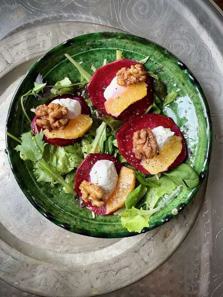 Rote-Bete-Salat mit Ziegenkäse und Orangen - Labsalliebe