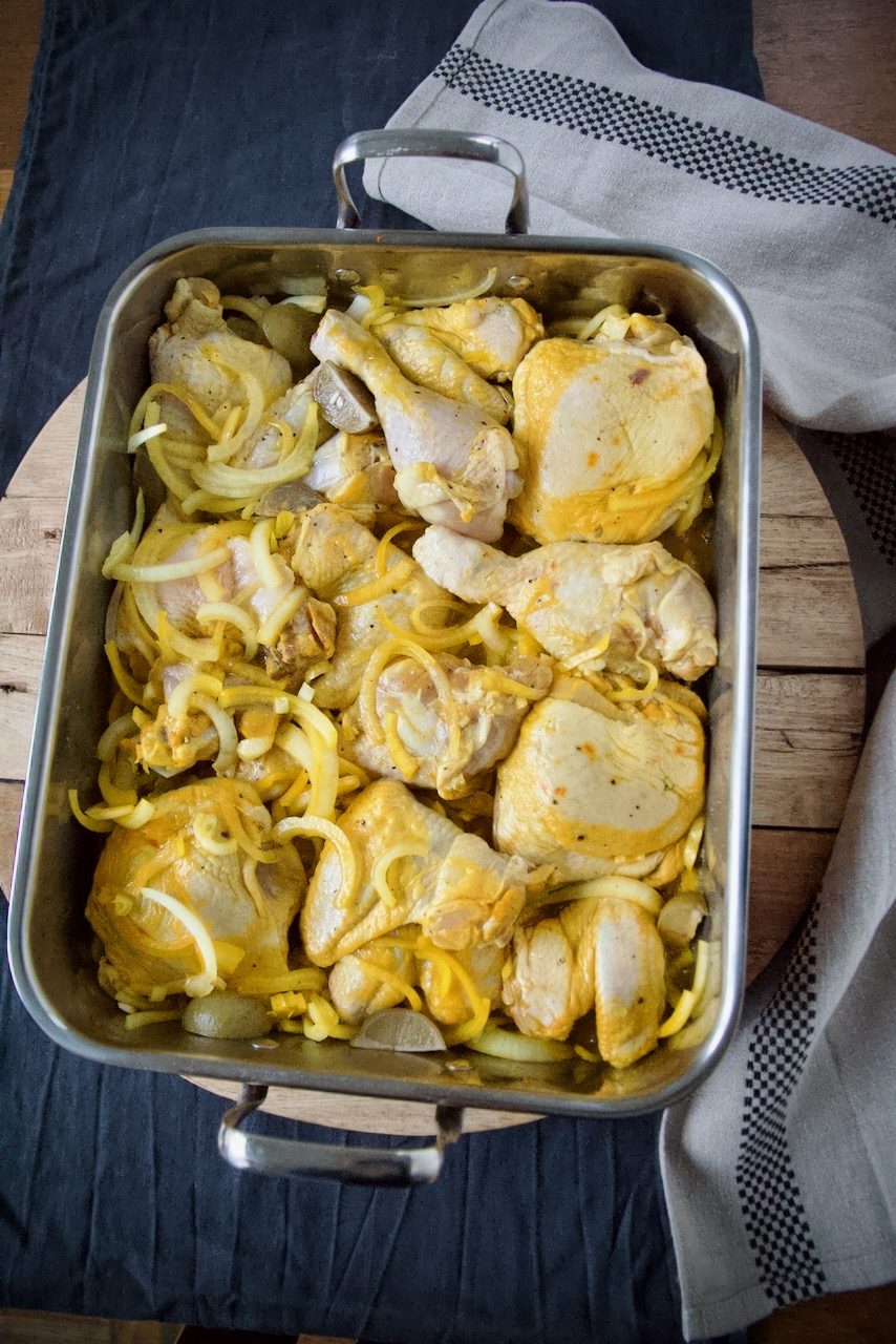 Sheet Pan Dinner - Safran-Zitronen-Hühnchen - Labsalliebe Sheet Pan Dinner - Safran-Zitronen-Hühnchen - Labsalliebe