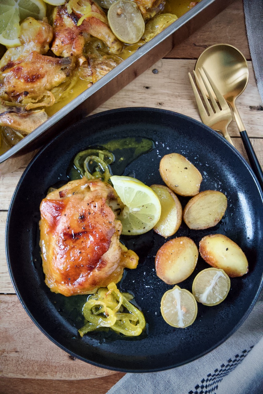 Sheet Pan Dinner - Safran-Zitronen-Hühnchen - Labsalliebe Sheet Pan Dinner - Safran-Zitronen-Hühnchen - Labsalliebe