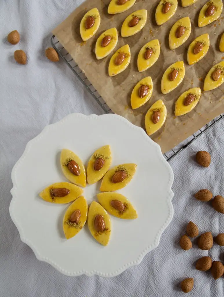 Shirini Badami - Mandelgebäck für Nowrooz