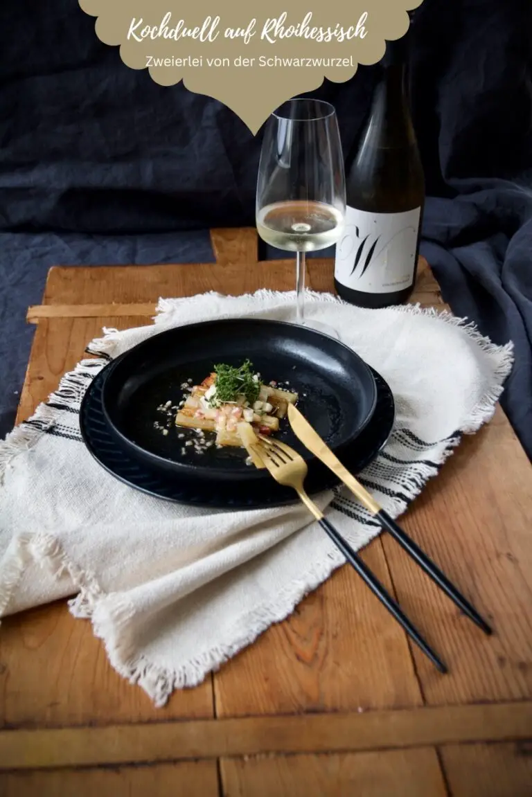Kochduell auf Rhoihessisch - Zweierlei von der Schwarzwurzel á la Carl ...