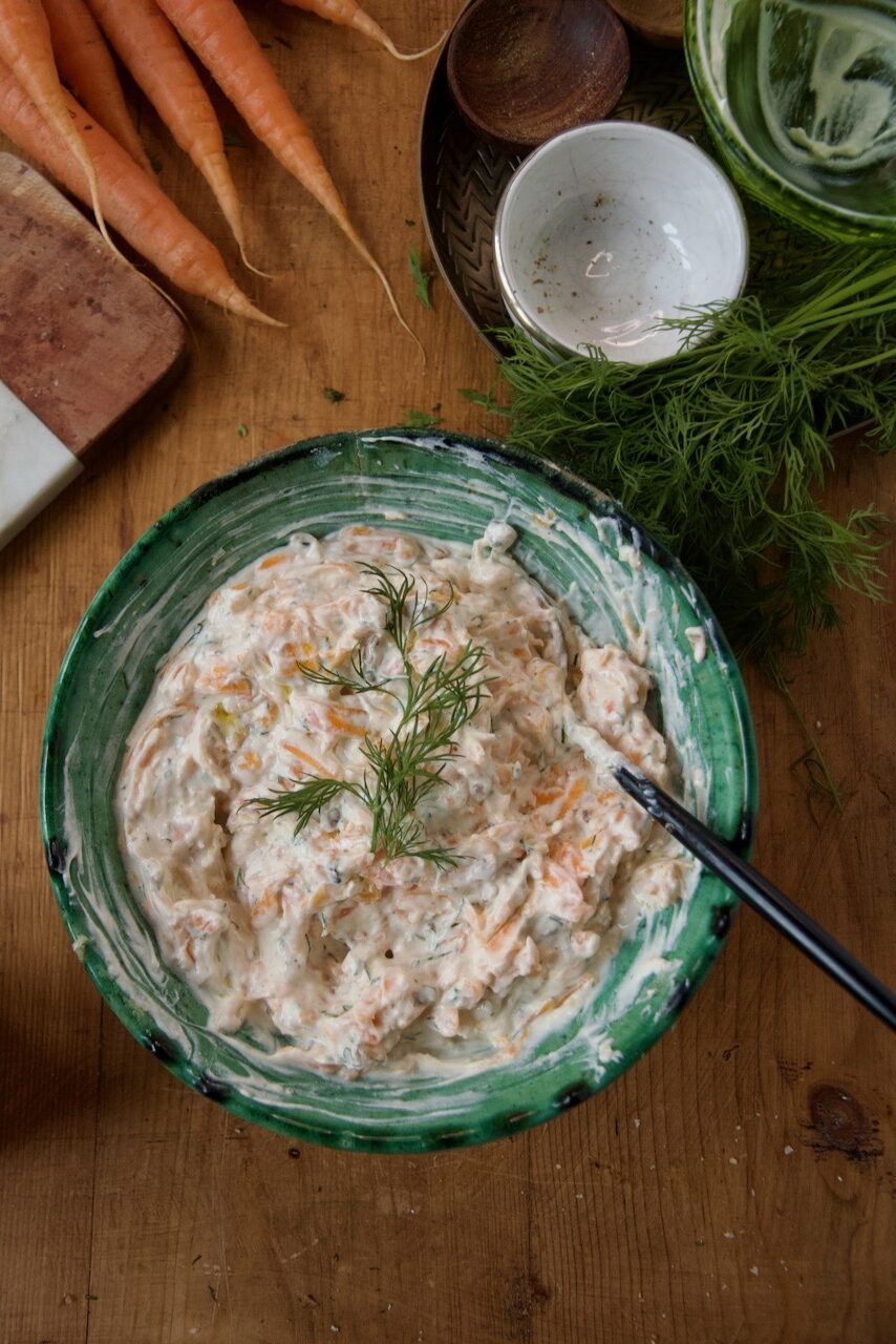 Blätterteig-Karotten gefüllt mit türkischem Karotten-Joghurt-Salat ...