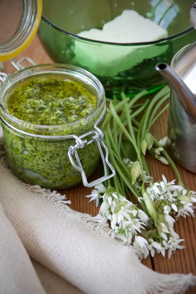 Bärlauch-Pesto mit Cashew und Feta - Labsalliebe