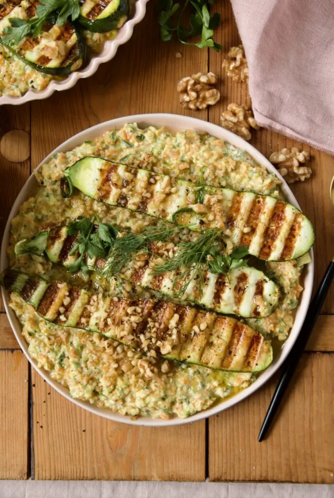 Borani Kadoo - Zucchini-Joghurt-Dip بورانی کدو - Labsalliebe