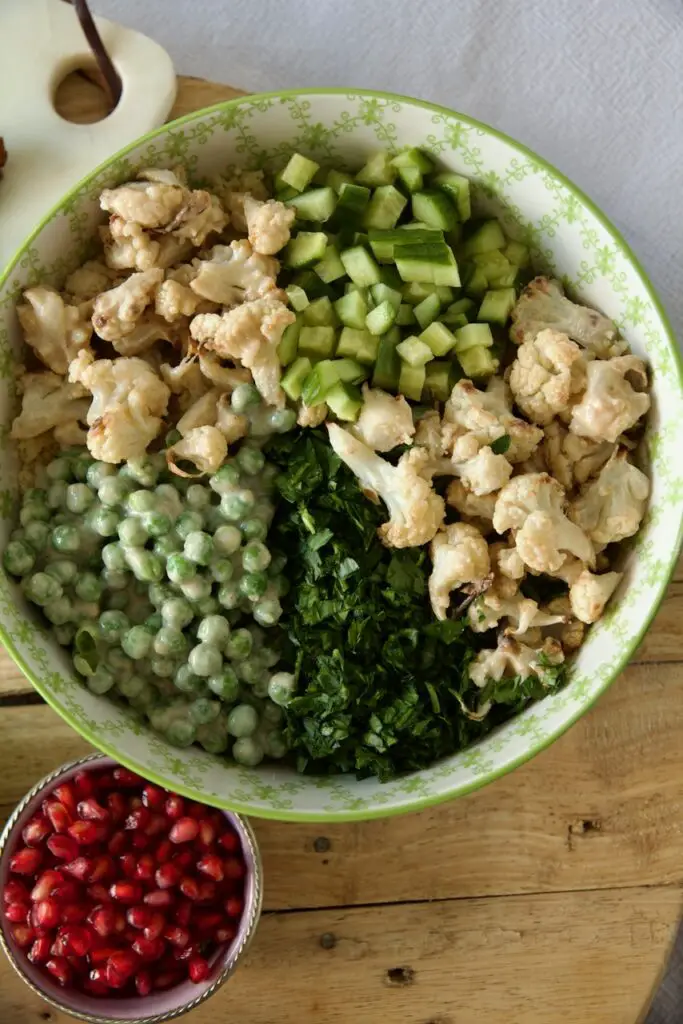 Orientalischer Kichererbsen-Couscous-Salat und Buchrezension "Ein Bauch voll Glück"