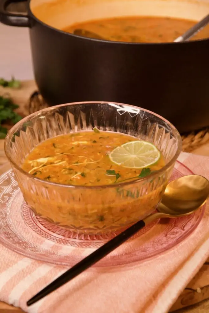 Soup-e Djo Parak - persische Gerstenflockensuppe سوپ جو پرک