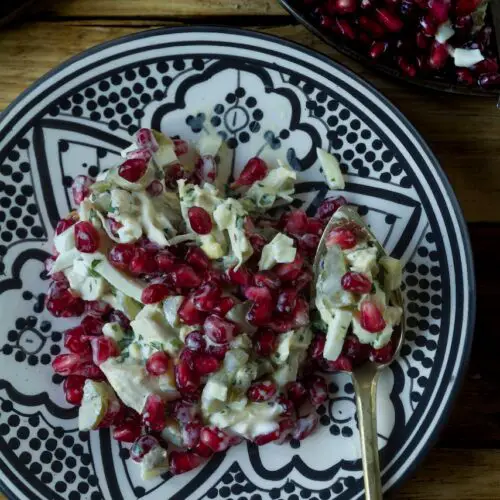 Salad-e Anar ba Morgh- Hähnchen-Granatapfel-Salat سالاد انار و مرغ ...