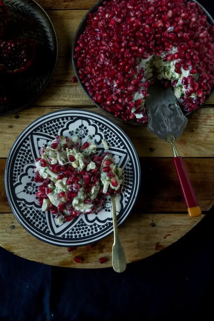 Salad-e Anar ba Morgh- Hähnchen-Granatapfel-Salat سالاد انار و مرغ ...