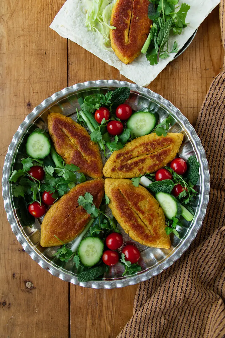 Kotlet Shirazi - Vegane Kartoffelküchlein کتلت شیرازی