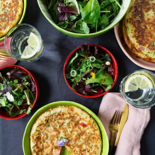 Saftige Gemüse Pfannenpizza - Labsalliebe