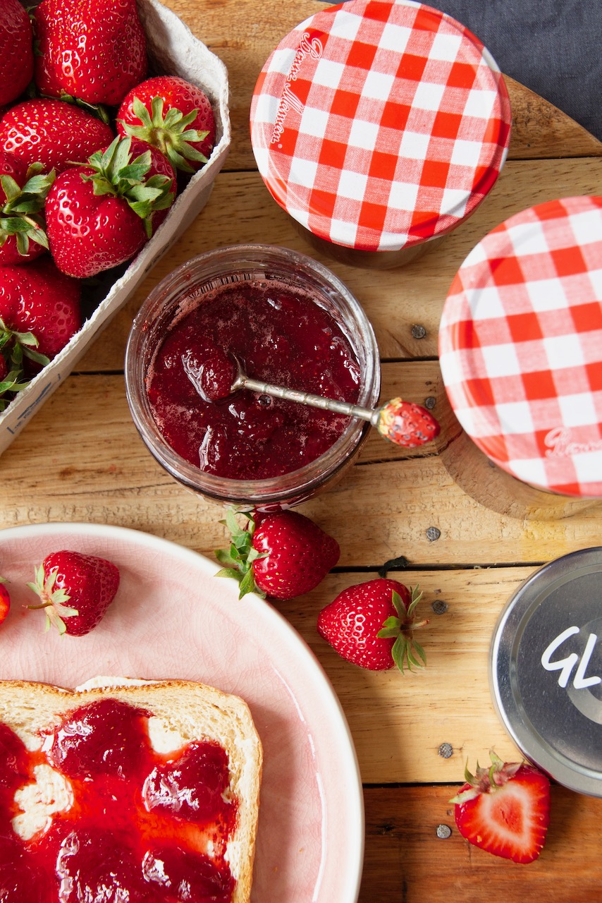 Morabay-e Toot Faranghi - Zuckerreduzierte Erdbeerkonfitüre - Labsalliebe