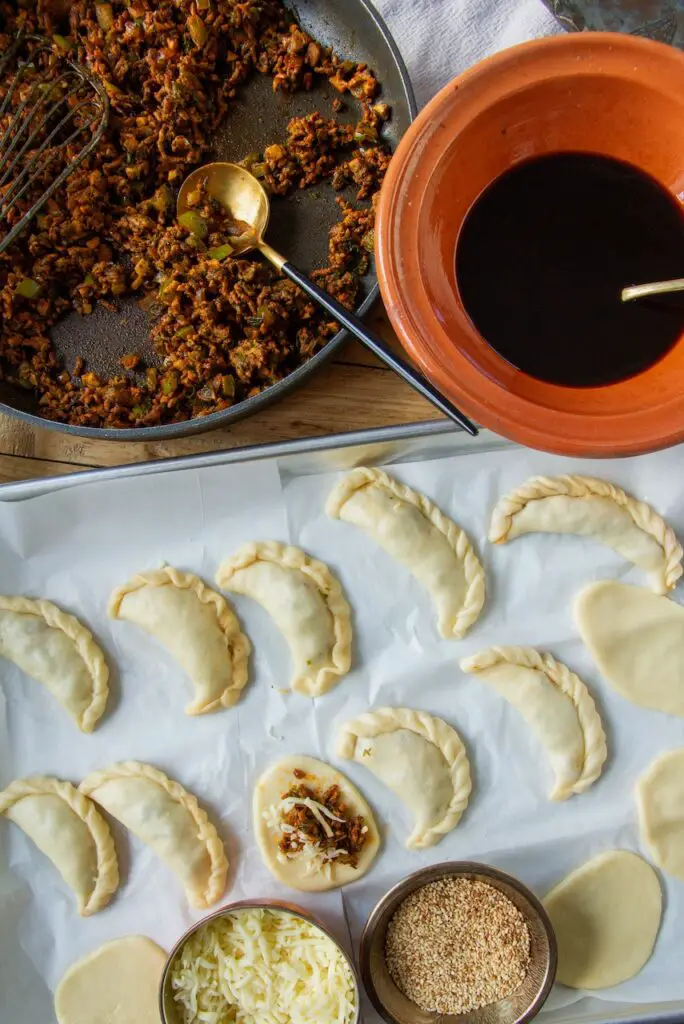 Pirashki Ghoosht- Persische Piroschki aus dem Airfryer