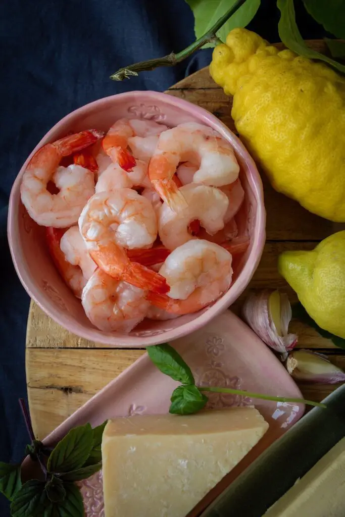 Spaghetti al Limone mit Scampi wie in Sorrento