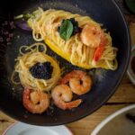 Spaghetti al Limone mit Scampi wie in Sorrento