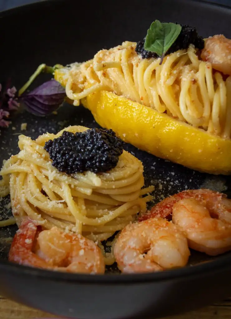 Spaghetti al Limone mit Scampi wie in Sorrento