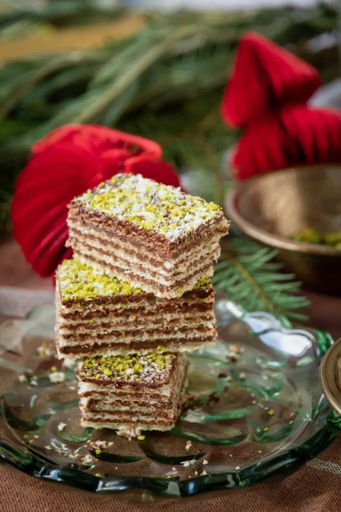 Shirini Mikado - Halva Waffelschnitten mit Kakao