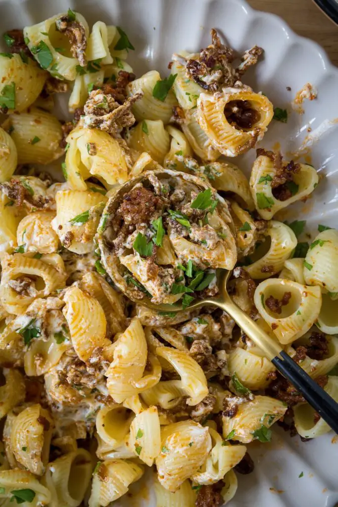 Manti für Faule - Türkische Pasta mit Hackfleisch