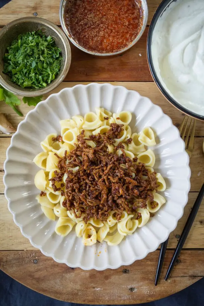 Manti für Faule - Türkische Pasta mit Hackfleisch