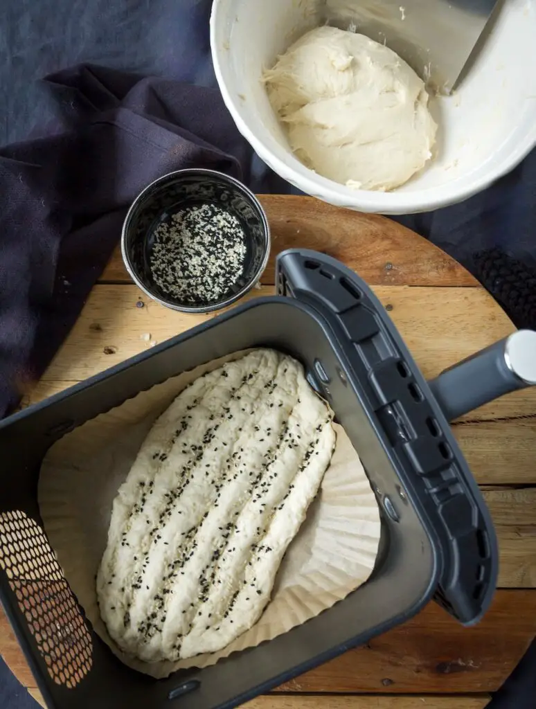 Das einfachste Barbari Brot der Welt (Air Fryer Rezept)