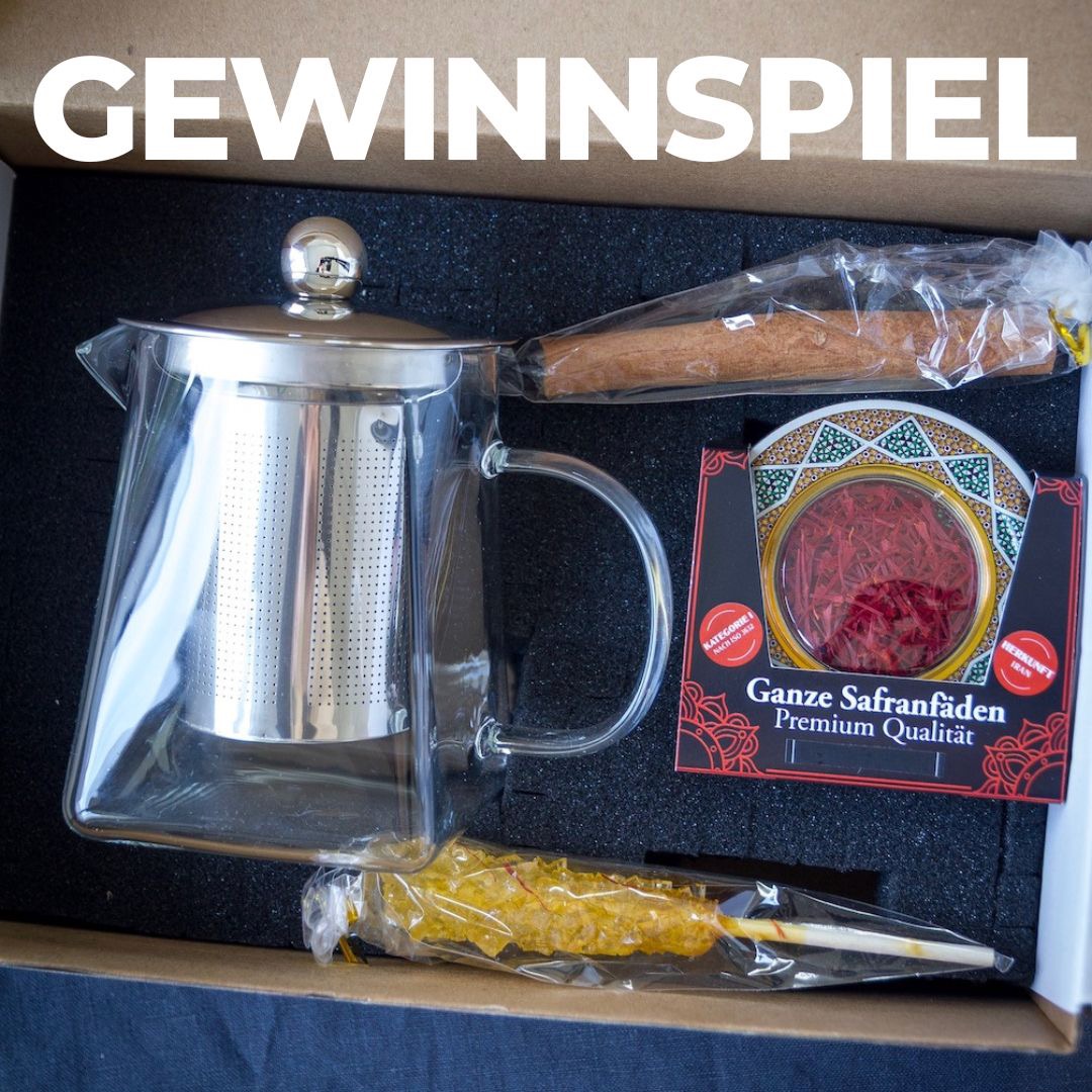 Gewinnspiel - Gewinne ein Tee-Set von Safranya mit hochwertigem Safran!