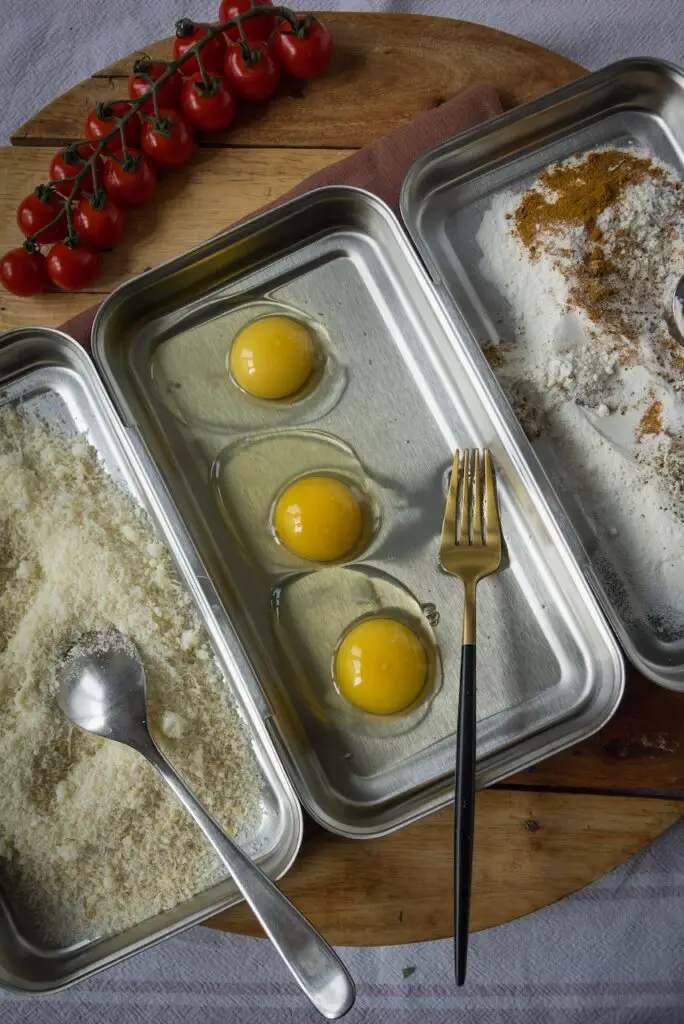 Knusprige orientalische Auberginen-Schnitzel
